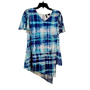 💎 New Directions Plaid Top - Size Medium 💎